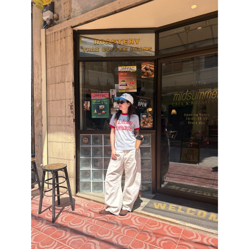 Holiday tee เสื้อยืดจั๊มแขนผ้าสลาฟ สไตล์วินเทจ (ส่งด่วน) รูปที่ 5