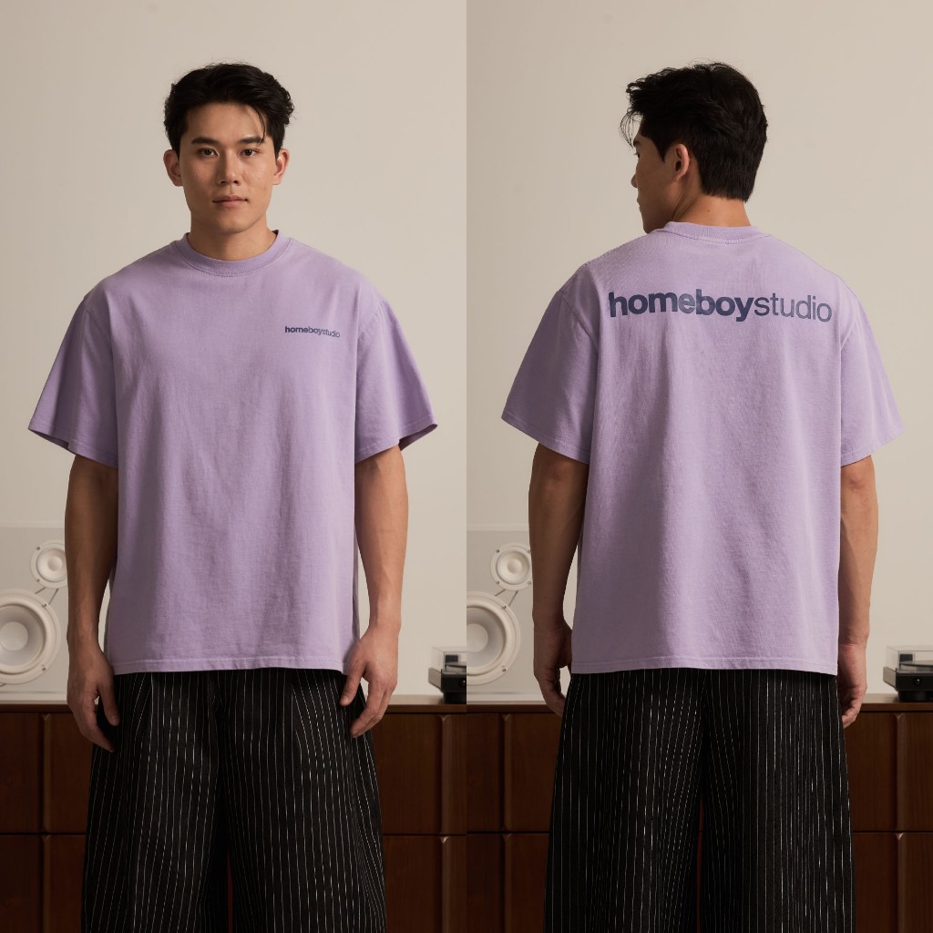 HOMEBOY เสื้อOVERSIZE  HB.MAR26.OVS.TEE   คอตตอน100% ใส่ได้ทุกวัน