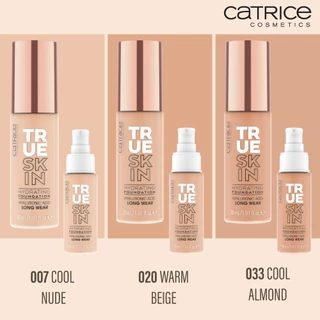 Catrice True Skin Hydrating Foundation คาทริซ ทรูสกินไฮดราติ้งฟาวเดชั่น รองพื้นติดทนกันน้ำ