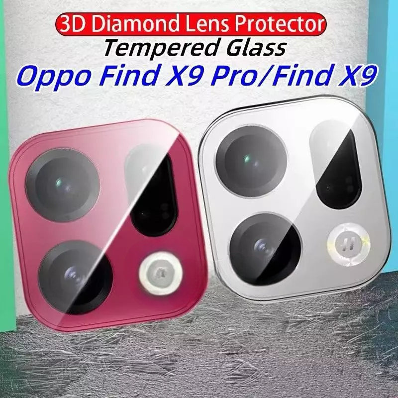 ฟิล์มกระจก กันรอยเลนส์กล้อง เต็มเลนส์ ป้องกันรอยขีดข่วน สำหรับ Oppo Find X9 / X9ProPro