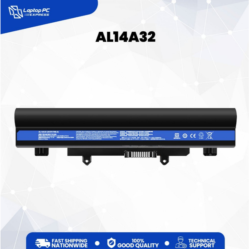 LPCE Laptop Notebook Battery For Acer Aspire E5-571 AL14A32