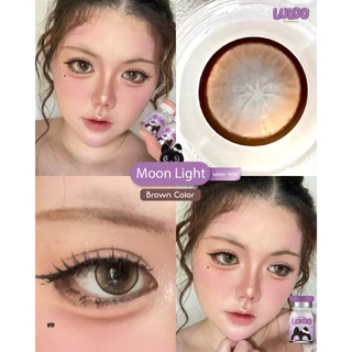 🔥คอนแทคเลนส์✨ขนาดบิ๊กอาย✨Moon Light (LULOO) Brown / Gray