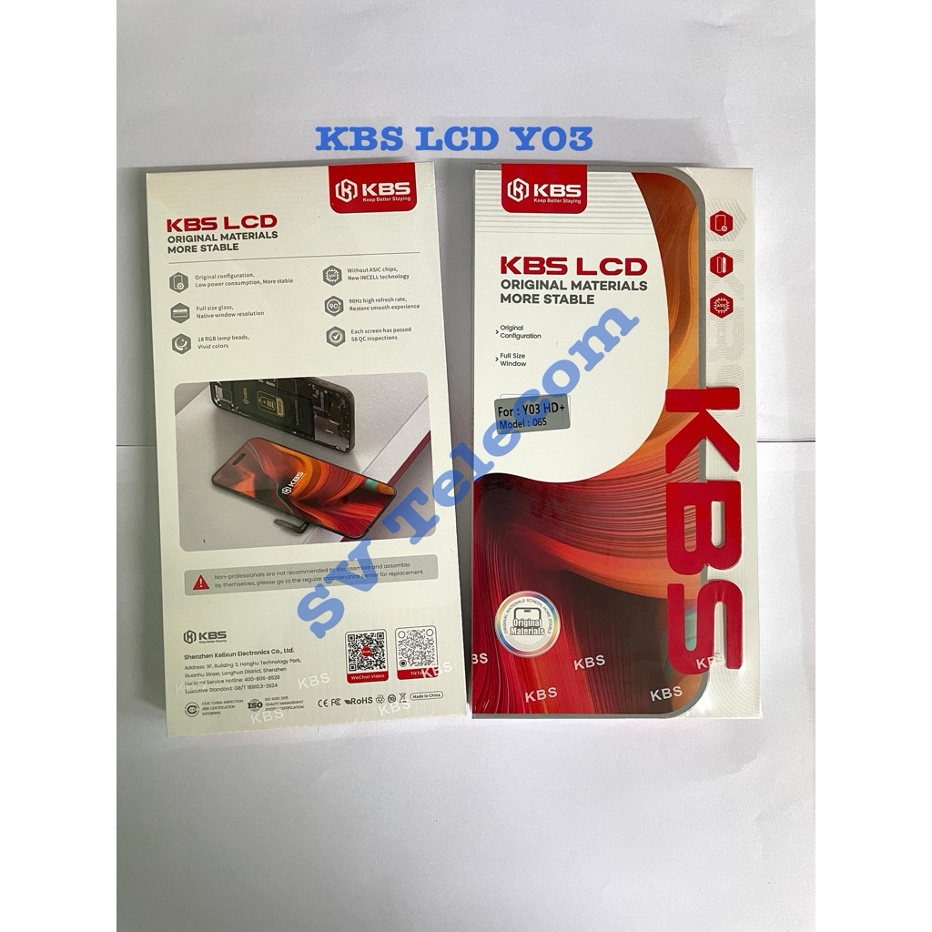 KBS LCD หน้าจอ Y03+แถมฟรีชุดไขควง