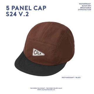 5 Panel Cap v2.2024 หมวก คราม แคมป์