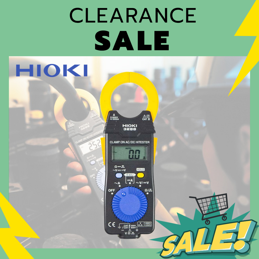 HIOKI 3288 แคลมป์มิเตอร์ AC/DC 1000A ใช้งานง่าย แม่นยำสูง จากญี่ปุ่น! ** สินค้าค้าง STOCK **
