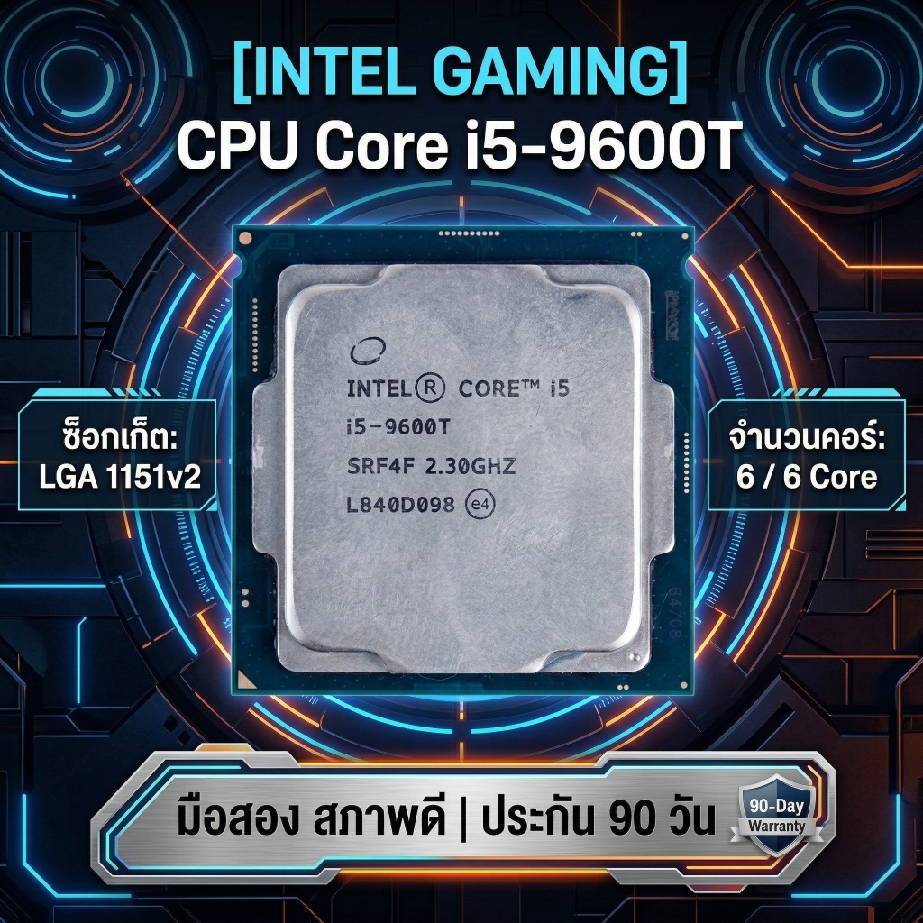 [มือสอง] CPU Intel Core i5-9600T (LGA 1151v2) 6C/6T ประกัน 90 วัน สภาพดี กินไฟต่ำ 35W