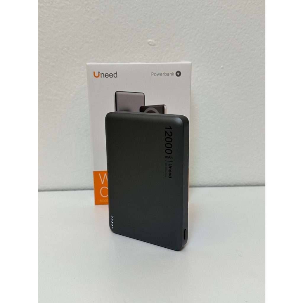 UNEED Powerbank พาวเวอร์แบงไร้สาย เล็กที่สุด แบตสํารอง 12000mAh Magnetic พาวเวอร์แบงค์