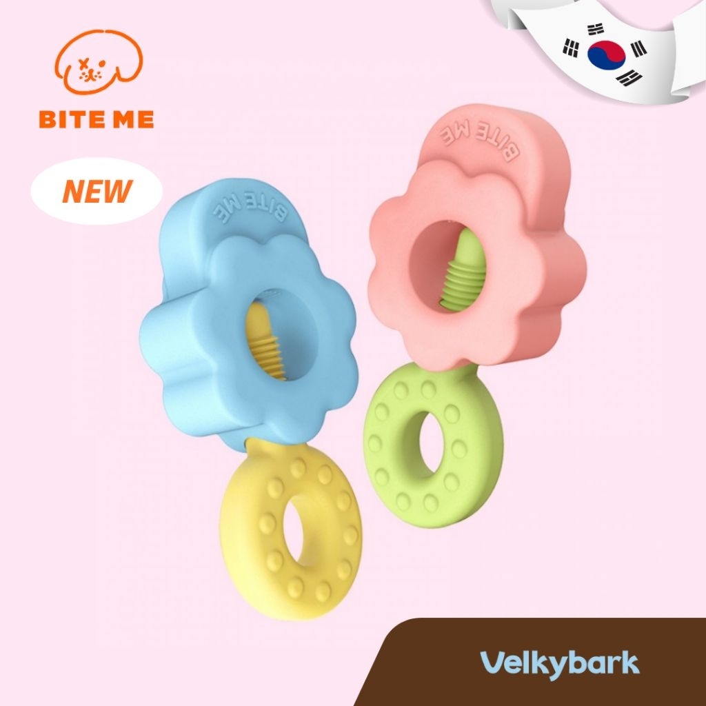 VELKYBARK [พร้อมส่ง] Bite me 🇰🇷 Easy Bite Grip Treat Toy ที่ยึดขนมสุนัขแบบแท่ง  อุปกรณ์จับยึดขนมแทะสำหรับสัตว์เลี้ยง