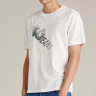 Mc JEANS (แม็คยีนส์) เสื้อยืดผู้ชาย เสื้อยืดแขนสั้น ทรงเรกูลาร์ Regular Fit T-Shirt มีให้เลือก 2 สี MTSZD52