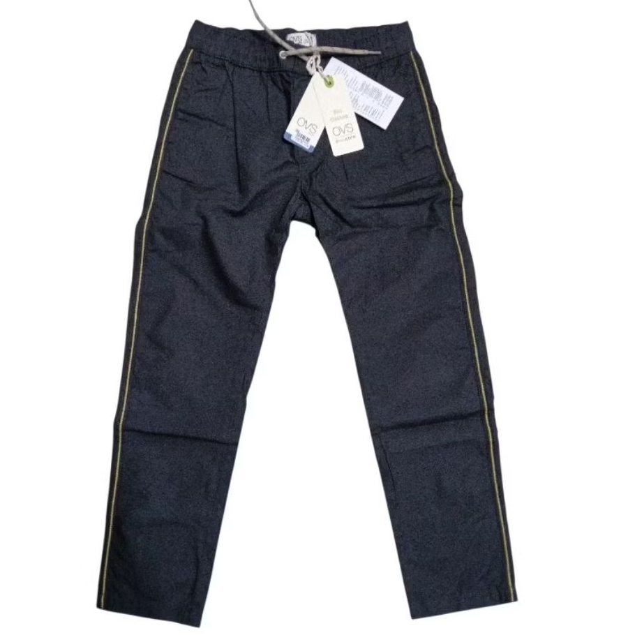 ​[สินค้าใหม่] OVS Kids กางเกงขายาวเด็ก ผ้า Bio Cotton ทรงสวย แต่งแถบข้าง ดีไซน์สปอร์ตพรีเมียม