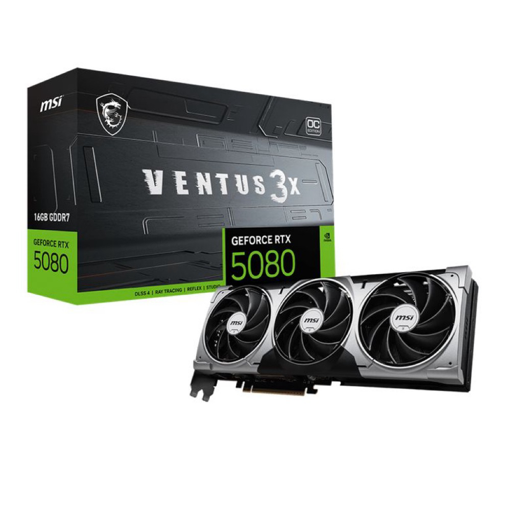 VGA MSI RTX5080 16GB GDDR7 SHADOW 3X OC
