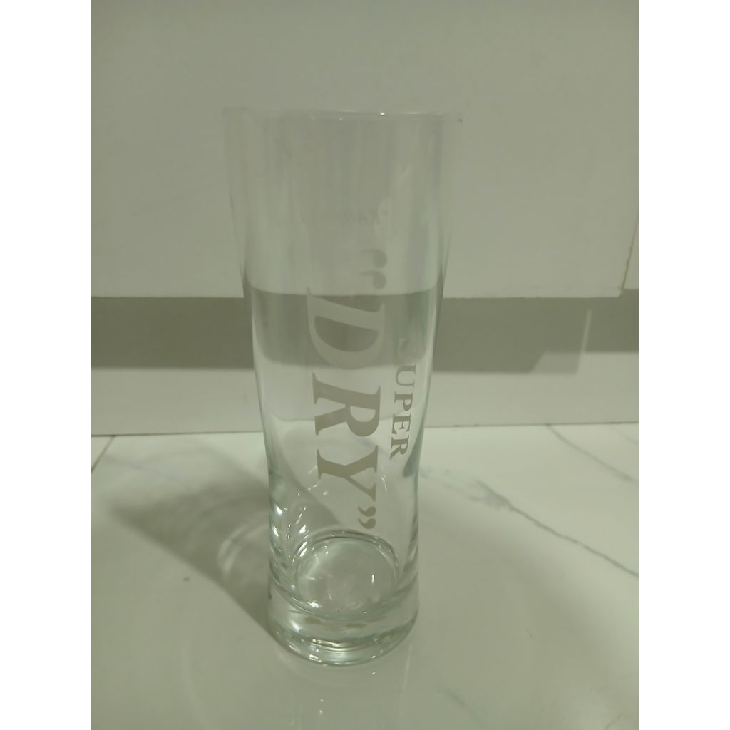 โล๊ะใบสุดท้ายราคาถูก !!! แก้วเบียร์ Super Dry Asahi Japan ของแท้จากญี่ปุ่น