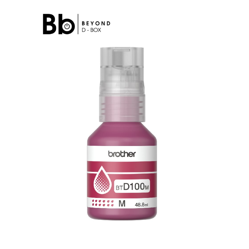 หมึกเครื่องปริ้น Brother Ink BT-D100M Magenta by BB Beyond D-Box