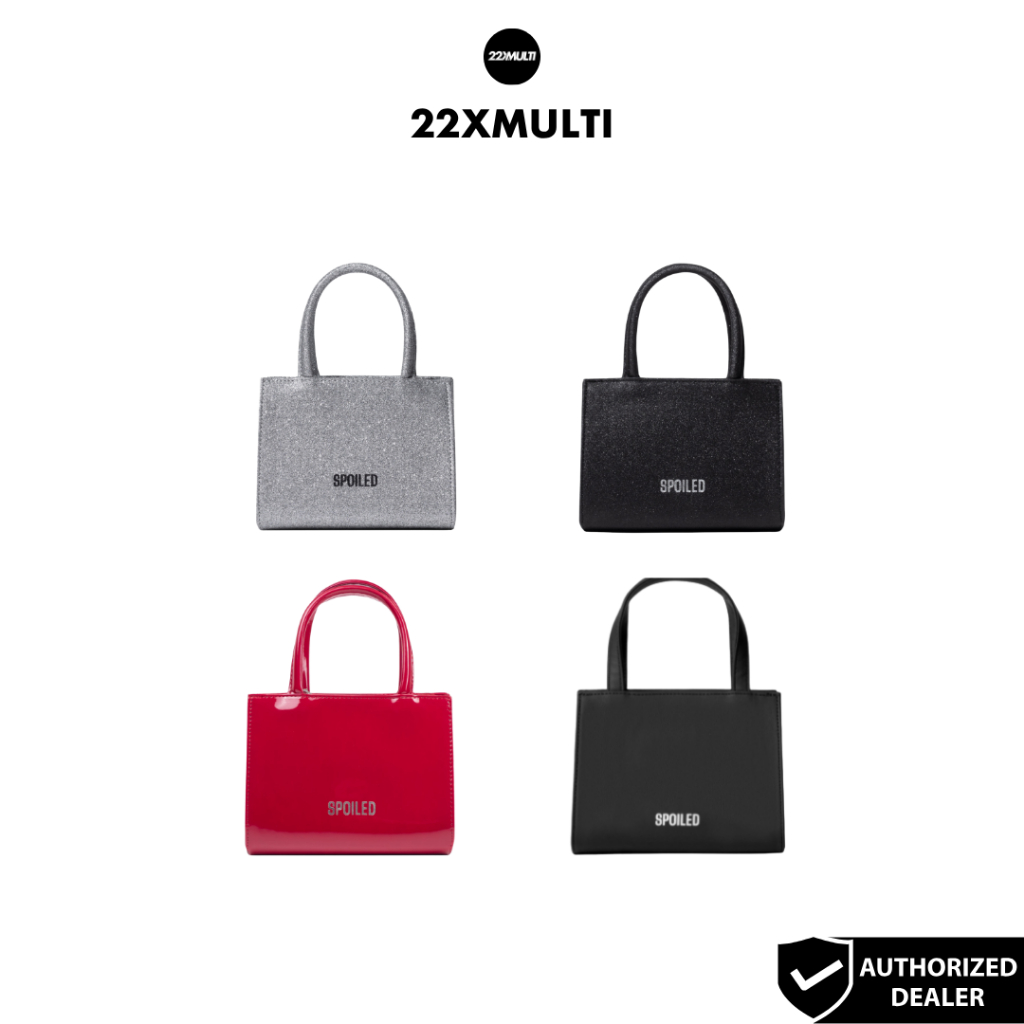 SPOILED - MINI BAG/ Diamond/ Shiny Black Diamond/ Shiny Red/ MATTE BLACK