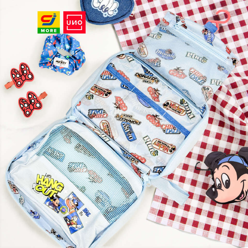 UNO เซตกระเป๋าจัดระเบียบ Mickey&Friends ลิขสิทธิ์แท้