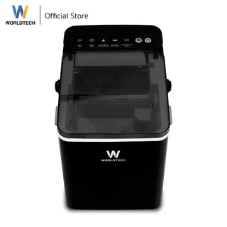 Worldtech เครื่องทำน้ำแข็ง อัตโนมัติ ฟรี ที่ตักน้ำแข็ง รุ่น WT-IM600A ทำน้ำแข็งใน 6-9 นาที ประกัน1ปี
