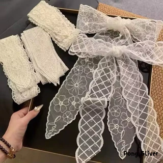 พร้อมส่ง!! ริบบิ้นลูกไม้ เข็มขัด ผ้าผันคอ ที่คาดผมลูกไม้ตกแต่งทรงผม ริบบิ้นอเนกประสงค์( P191 )