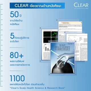 [เคลียร์พรีเมี่ยม][เซ็ท2ขั้นตอน] เคลียร์ สกาล์ปซูติคอลส์ โปร แชมพูสูตรอ่อนโยน 300มล.+ แชมพูขจัดรังแค 200มล. x1