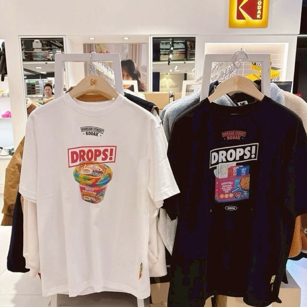 เสื้อยืด Kodak Korean Street Kodak Drops tee💯🇰🇷