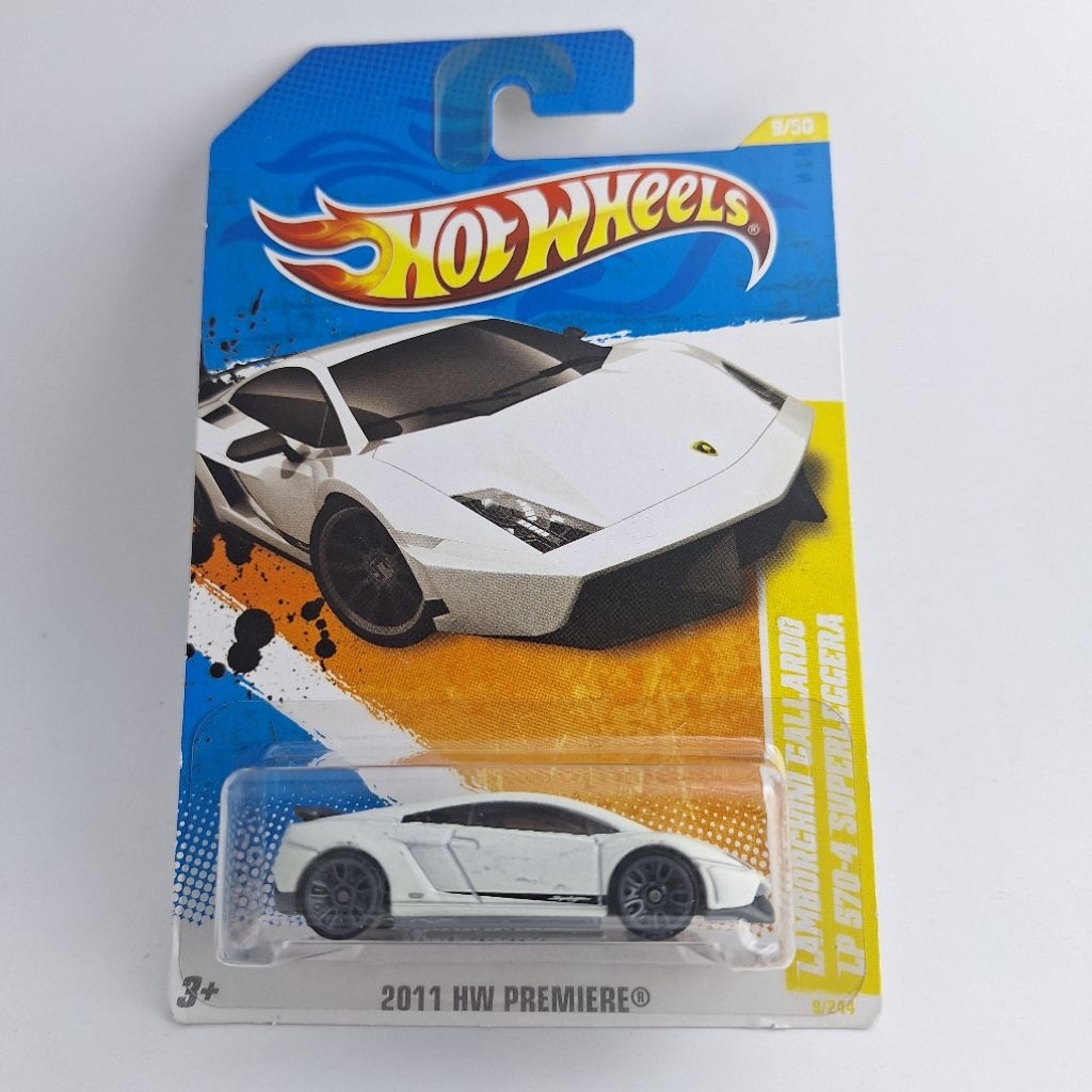 รถเหล็ก Hotwheels LAMBORGHINI GALLARDO LP 570-4 SUPERLEGGARA 2011 (ib0504)