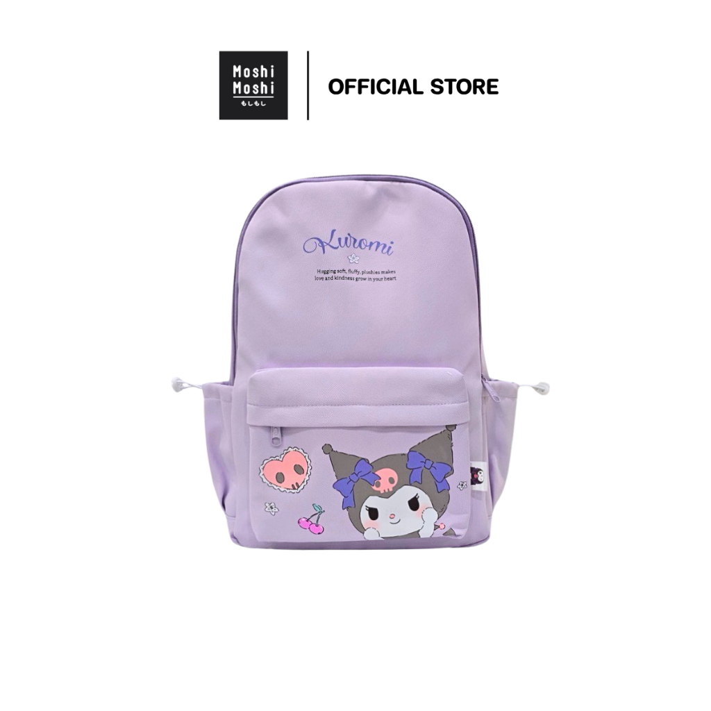 Moshi Moshi กระเป๋าเป้ กระเป๋าสะพายหลัง ลาย Kuromi ลิขสิทธิ์แท้จากค่าย Sanrio รุ่น 6100007895