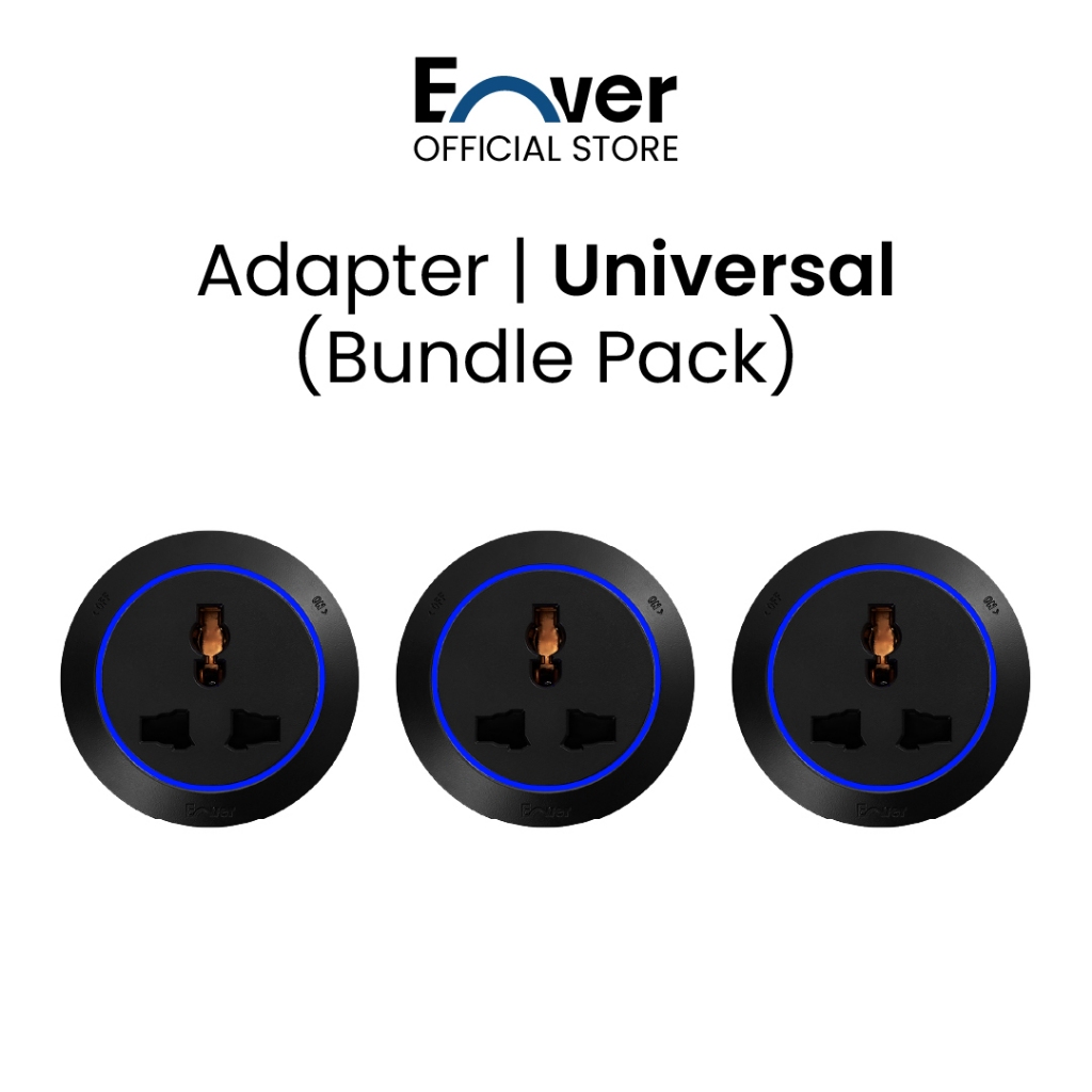 Enver Adapter | Universal (Bundle Pack) อะแดปเตอร์แบบสากล (แพ็ค 3 ชิ้น)