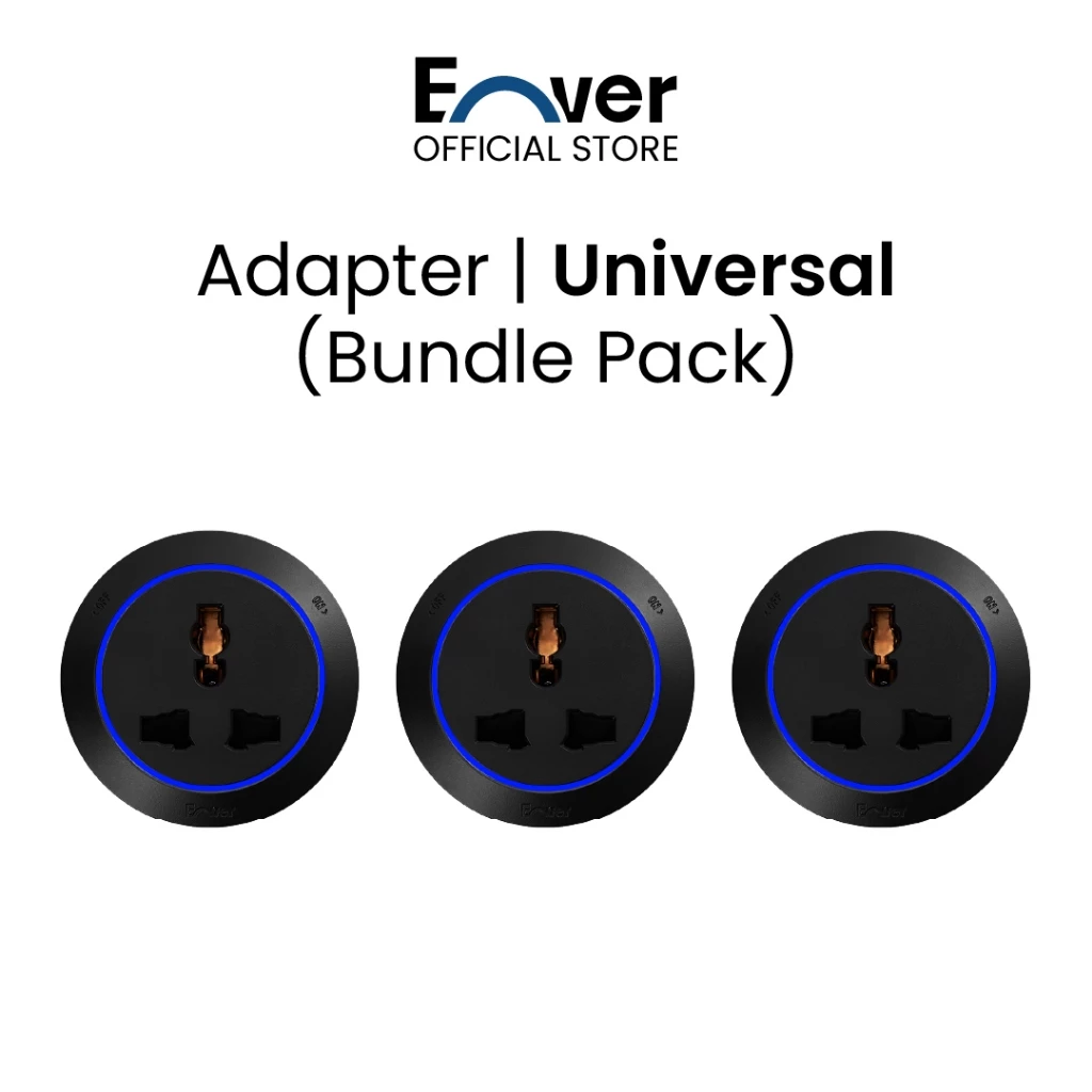 Enver Adapter | Universal (Bundle Pack) อะแดปเตอร์แบบสากล (แพ็ค 3 ชิ้น)