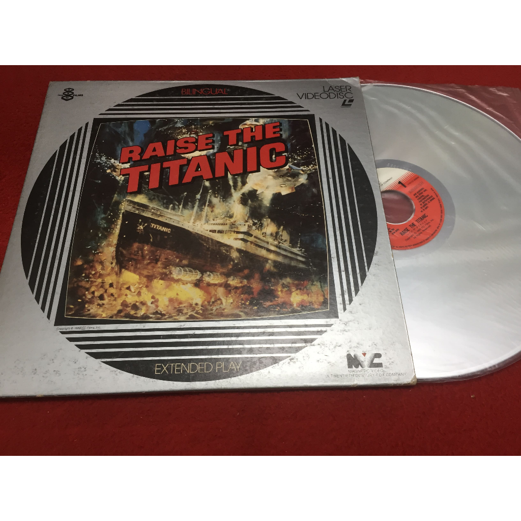 Raise the Titanic - Raise the Titanic ขนาด 12 นิ้ว LaserDisc B137
