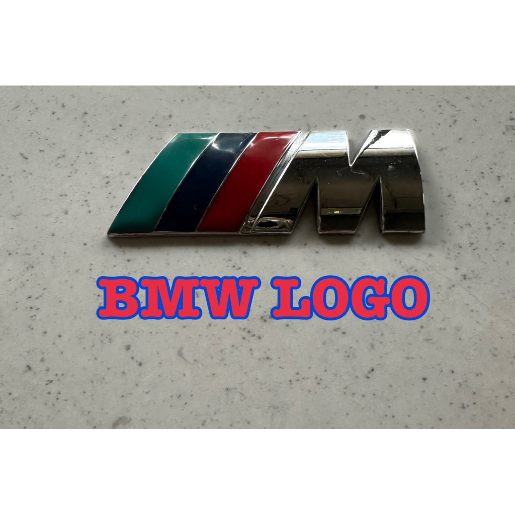 BMW LOGO  ป้ายโลโก้ โลหะ bmw สินค้ามือสอง ลดราคาพิเศษ สภาพดี