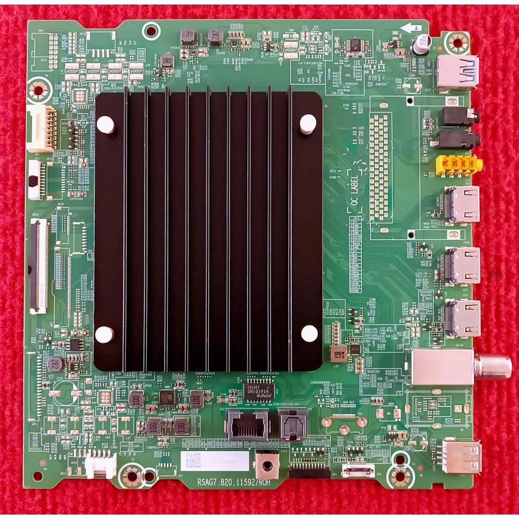 เมนบอร์ดทีวี HISENSE รุ่น 55U6H , 65U6H พาสบอร์ด RSAG7.820.11592/ROH อะไหล่แท้ของถอด พร้อมติดตั้งใช้