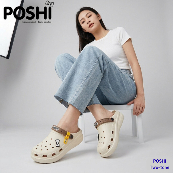 แบรนด์ POSHI รองเท้าผู้หญิง *แนะนำให้วัดเท้าก่อนสั่งซื้อทุกครั้ง หลีกเลี่ยงการคืนสินค้าทุกกรณี*