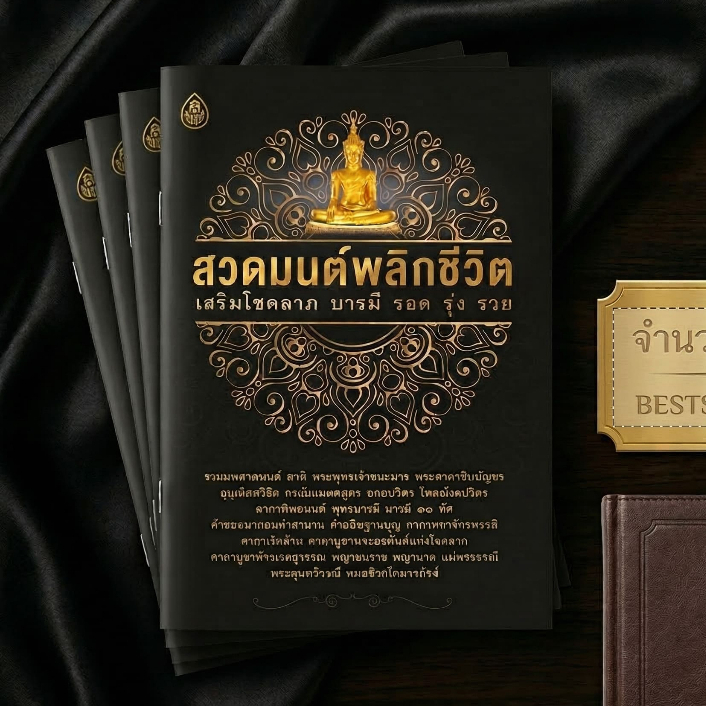 หนังสือสวดมนต์พลิกชีวิต (แพค 5 เล่ม) เสริมโชคลาภบารมี รอด รุ่ง รวย หนังสือธรรมะสำนักพิมพ์เลี่ยงเชียง