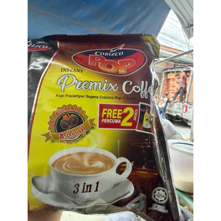 ยกลัง มี30 ห่อ กาแฟป๊อบ (Pop coffee mix) กาแฟ 3 in 1 กาแฟสำเร็จรูป ห่อมี 24 ซอง ขนาด 18ก. ฮาลาล