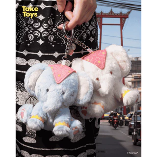 Take Toys Chang-Thai Ella Plush & Keychain - ตุ๊กตาเทคทอยส์คอลเลกชันช้างไทย