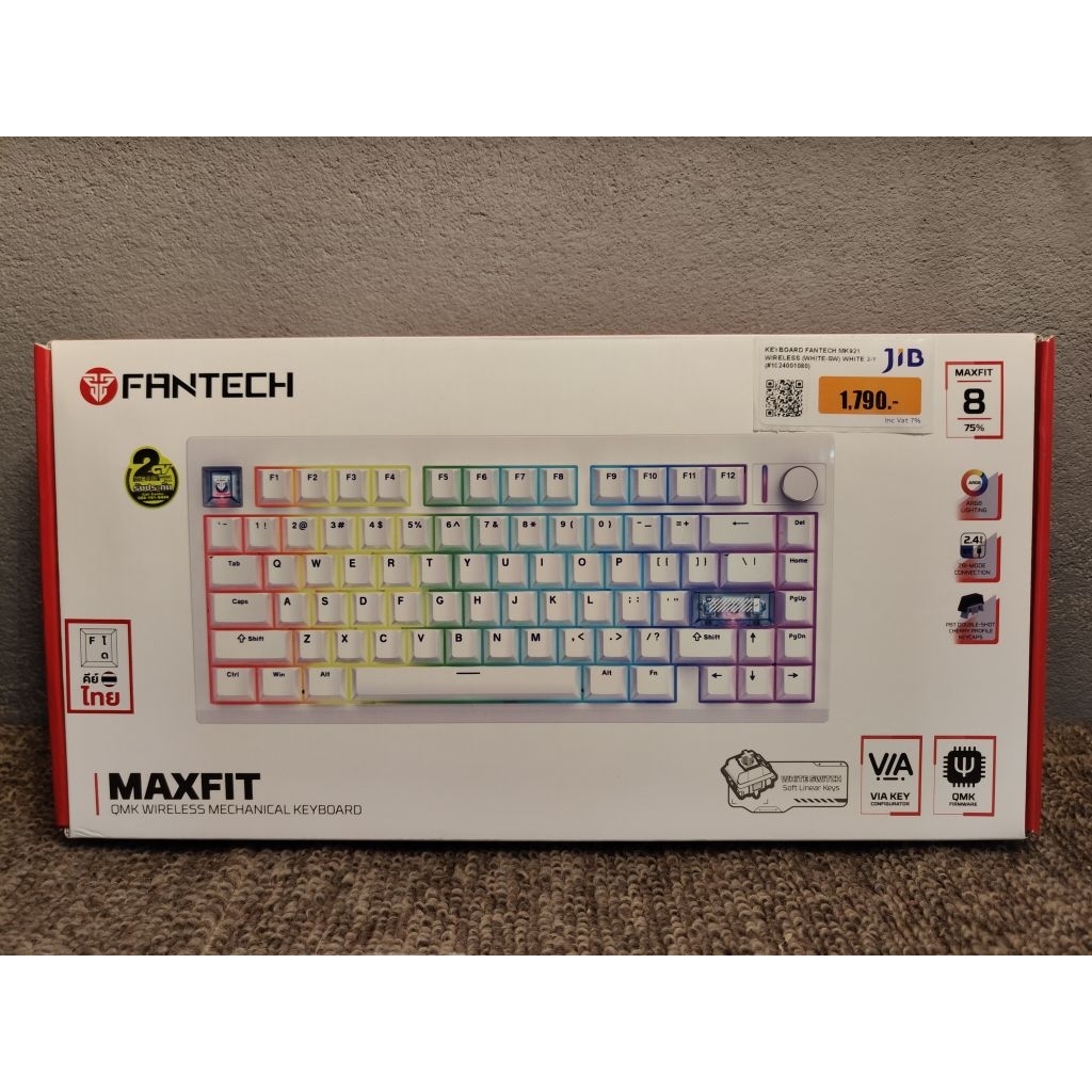 (คีย์บอร์ดไร้สาย) FANTECH MK921 MAXFIT8