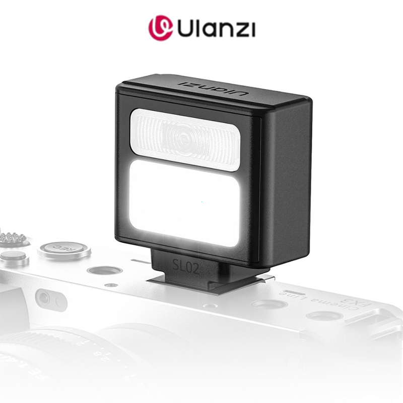 Ulanzi SL02 Mini Flash แฟลชกล้อง Hot Shoe Universal สำหรับ DSLR Mirrorless แบบในตัว แฟลชพกพา