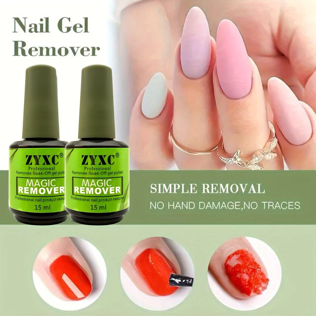 ‼️ZYXC15 ml gel remover น้ำยาระเบิดสีเจล ใช้ง่ายสะดวกกว่าเดิม🍃