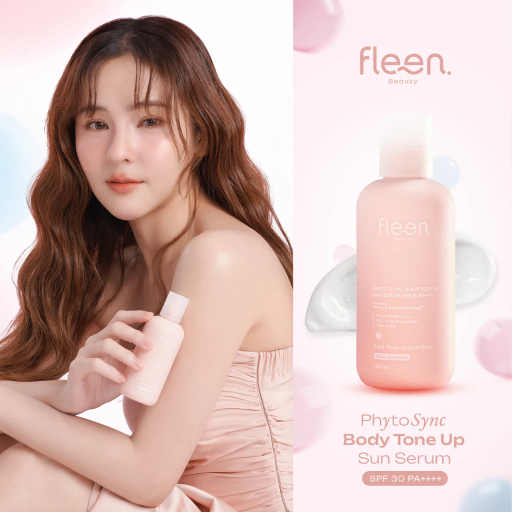 Fleen Beauty Phyto Sync Body Tone Up Sun Serum SPF30 PA++++ | ฟลีน บิวตี้ บอดี้โทนอัพ