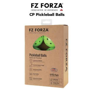 FZ FORZA ลูกพิคเคิลบอล (6 ลูก) Pickleball Balls เทคโนโลยีเดนมาร์ก มาตรฐาน USAPA ซ้อมและแข่ง (Indoor/Outdoor)