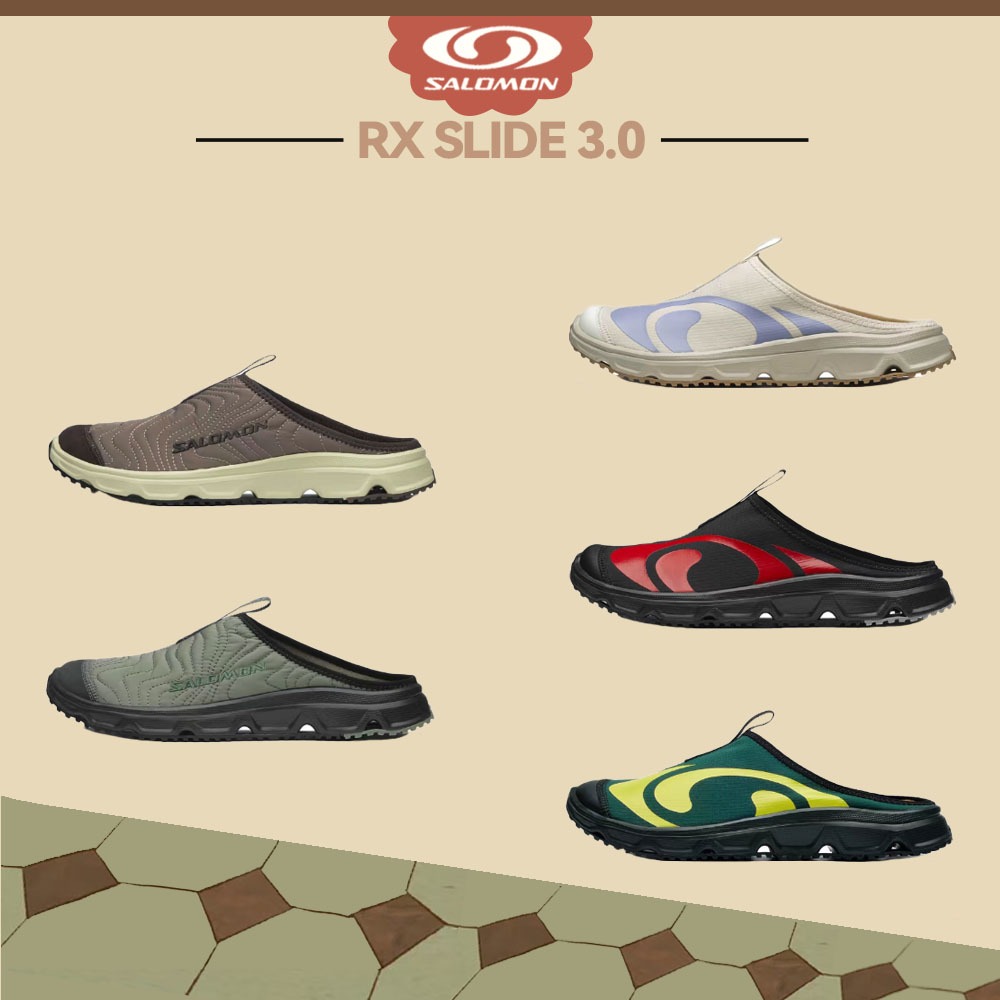 🚚[ของใหม่ แท้100%📍] SALOMON RX Slide 3.0 ATQ/SEASONAL477591/477590 รองเท้าแตะกีฬาสำหรับผู้ชายและผู้หญิง❗️พรี /Size 36-45