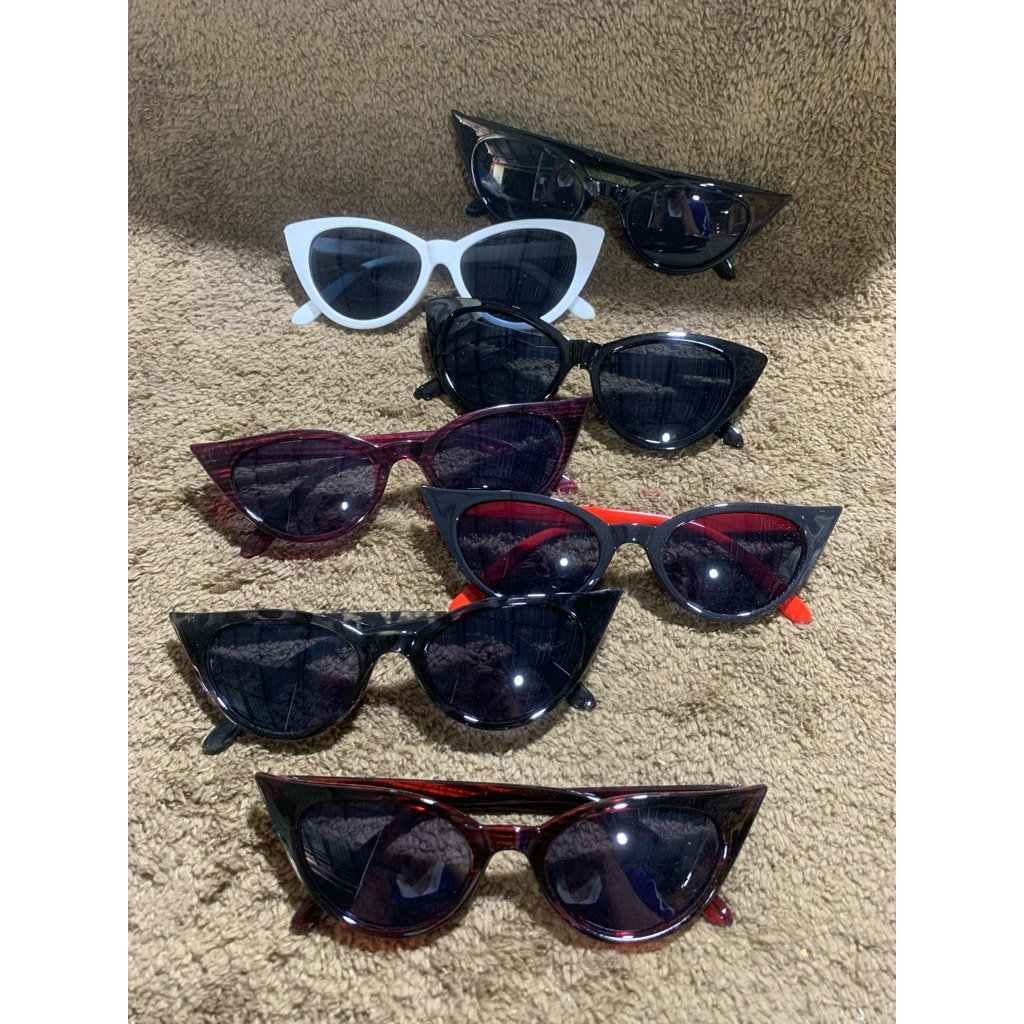 🕶️แว่นตาแฟชั่น ทรงเฉี่ยว ป้องกันแสงแดด มีหลายแบบหลายสี มีจำนวนจำกัด พร้อมส่ง!!!