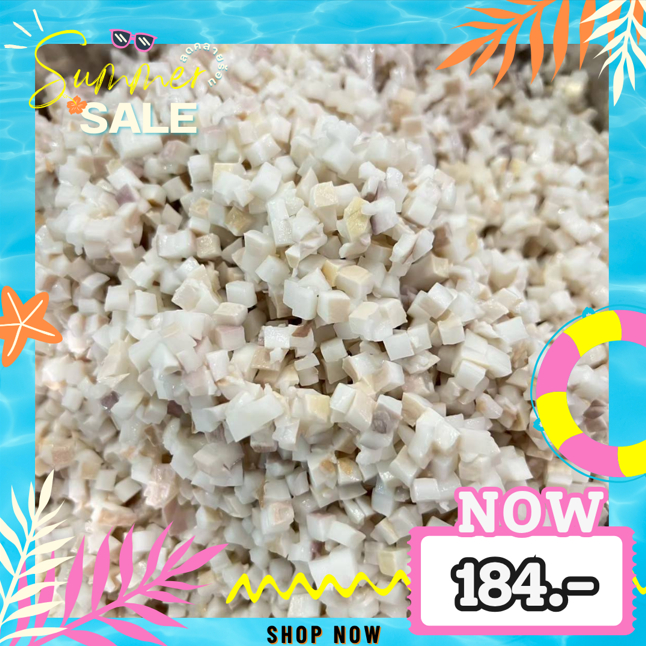 เนื้อมะพร้าวหั่นเต๋าอ่อนหนัก1kg (สั่งเกิน 5กิโลทักหลังบ้านได้เลย)