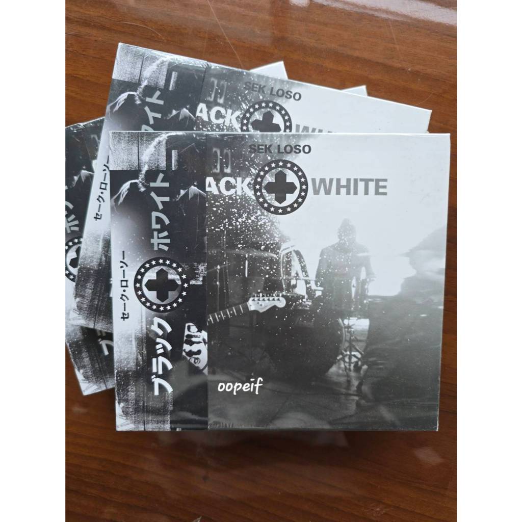 CD Sek Loso เสก โลโซ อัลบั้ม Black & White (Made in Japan) มือ 1 ซีล