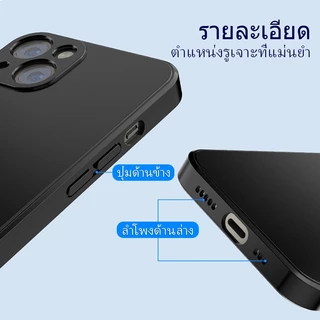 CrashStar With Logo พร้อมโลโก้ ขอบตรง เคสโทรศัพท์ซิลิโคนนุ่ม For iPhone 17 16 15 14 13 12 11 Pro Max X XR XS 8 7 Plus