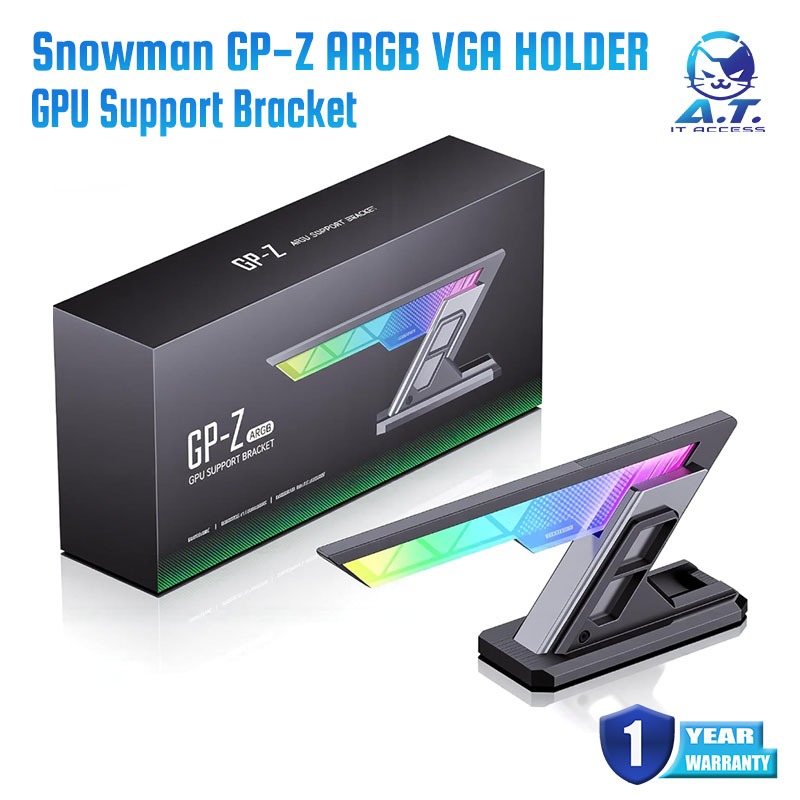 ที่ค้ำการ์ดจอ Snowman GP-Z ARGB GPU Support Bracket Vga Holder