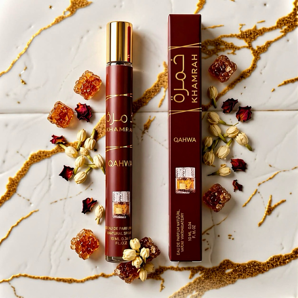 น้ำหอม Khamrah Qahwa dy Lattafa 35 ml น้ำหอมแนวหวาน อบอุ่น มีเสน่ห์แบบลึกลับ