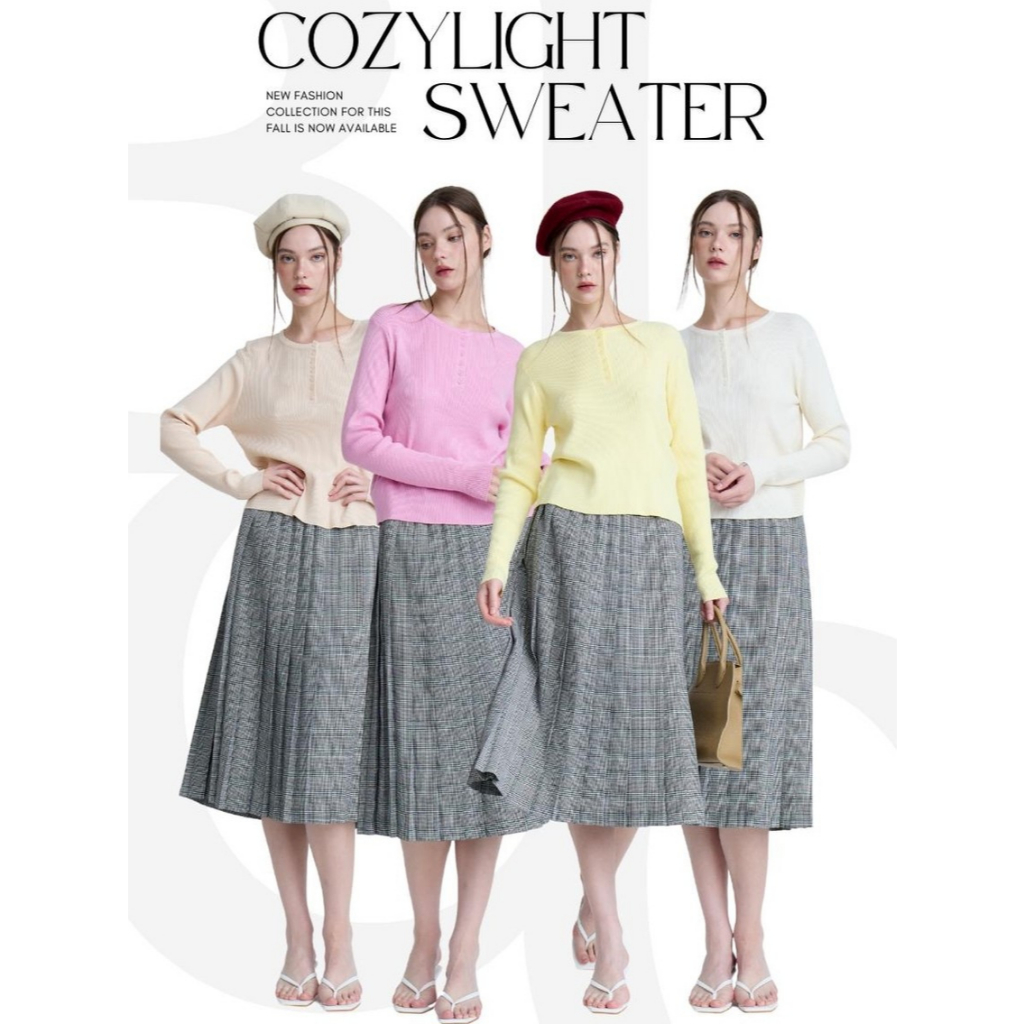 BCLS25 Cozy Light Sweater - ไอเท็มเบสิคที่ใส่สบาย