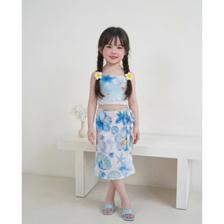 พร้อมส่ง ฐ57-ฐ58 8499 กระโปรงลายดอก