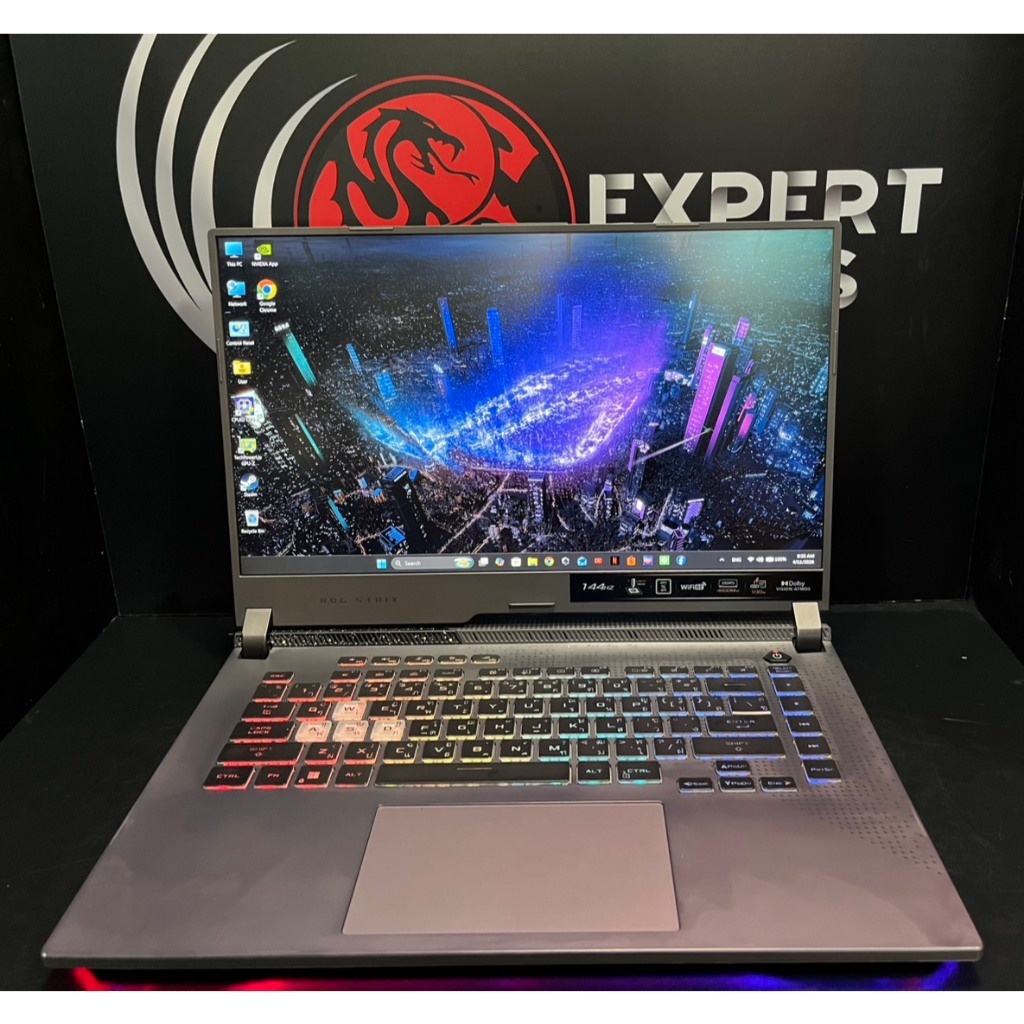 ASUS ROG Strix G15 RYZEN7 6800H 8C16T RTX3050 4GB M.2 512 GB 15.6 IN IPS 144HZ (G513RC) RAM 32GB DDR