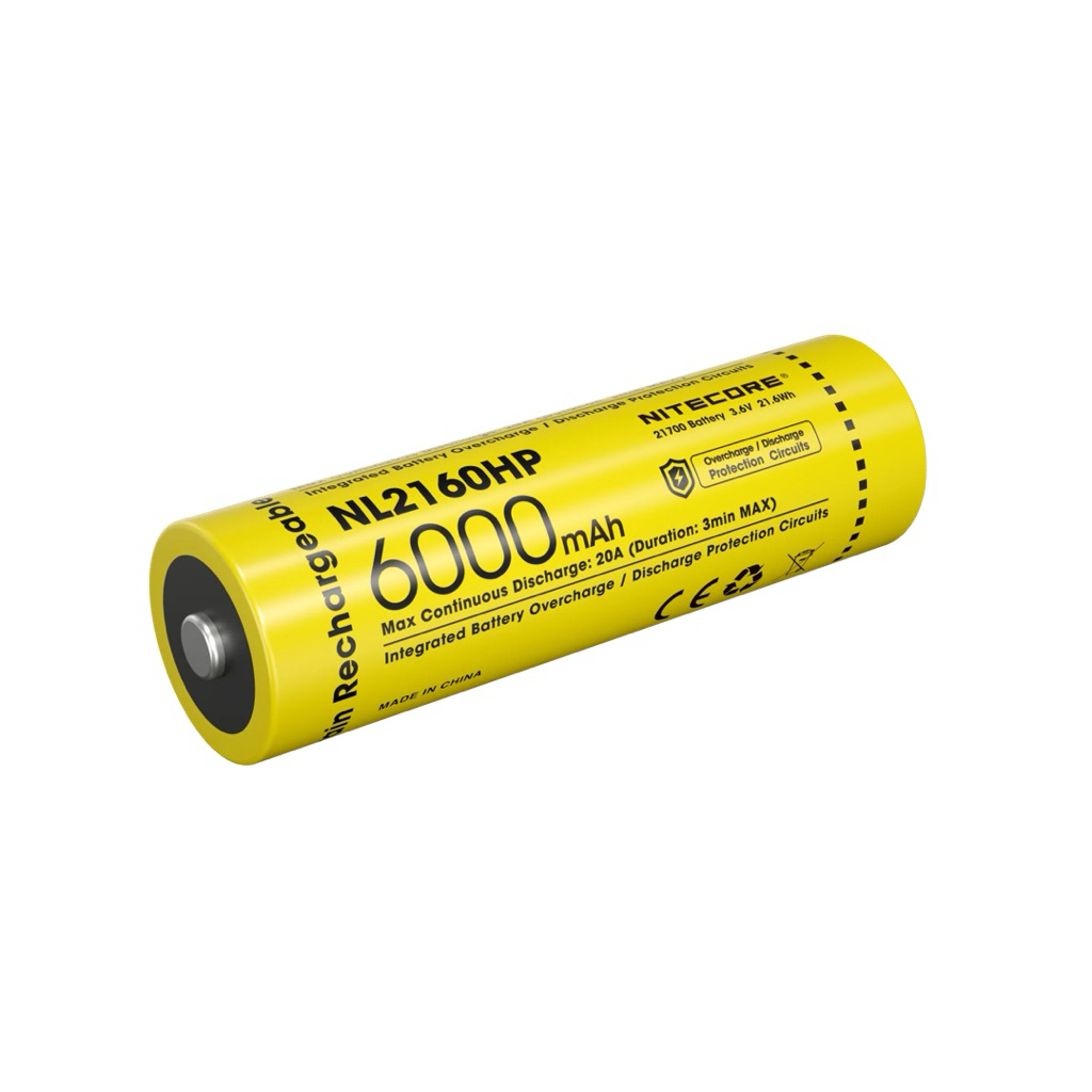 Nitecore ถ่านชาร์จ NL2160 6000mAh (battery 21700) ของแท้
